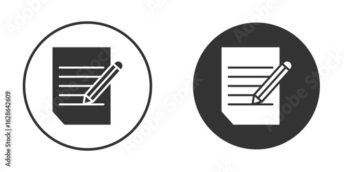 Declarations icons pack. vector glyph flat icons