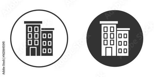 Apartment icons pack. vector glyph flat icons