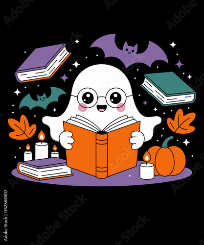 Spooky Librarian Ghost Costume For Book Lovers