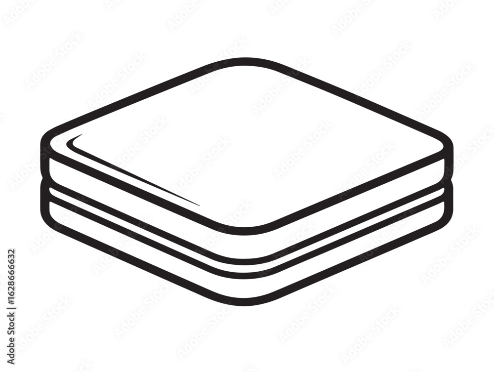Minimal furniture cover design for ottoman seat Minimal furniture cover design for ottoman seat
