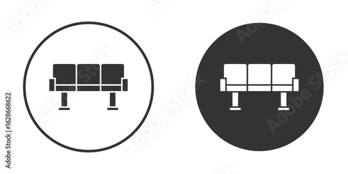 Waiting Room icon vector design and illustration, graphic design.