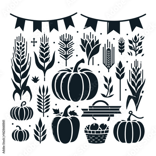 Harvest Festival Vector Design