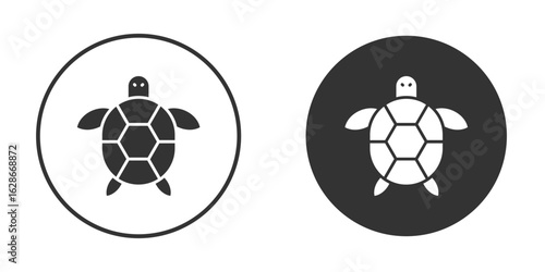 Tortoise icon vector design and illustration, graphic design.