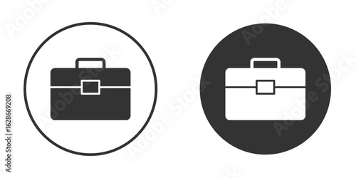 Suitcase icon vector design and illustration, graphic design.