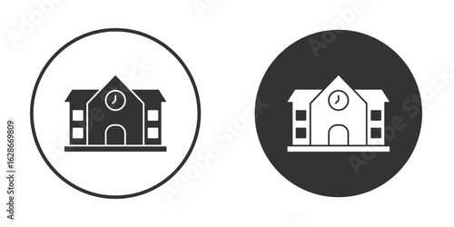 school icon vector design and illustration, graphic design.