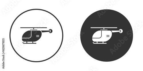 Helicopter icon vector design and illustration, graphic design.
