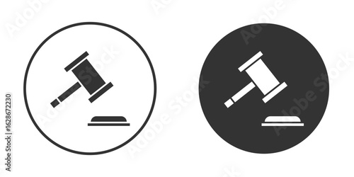 Gavel icon vector design and illustration, graphic design.