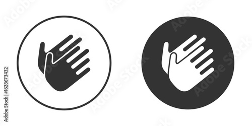 Clap icon vector design and illustration, graphic design.