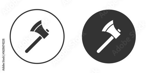 Axe icon vector design and illustration, graphic design.