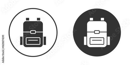 Backpack icon vector design and illustration, graphic design.