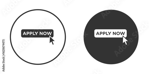 Apply icon vector design and illustration, graphic design.