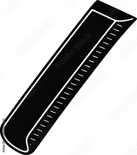 litmus paper strip on white background.eps