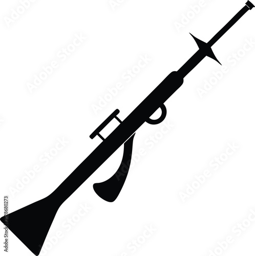 speargun band on white background.eps