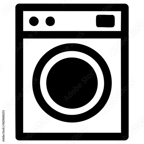 washing machine icon vector