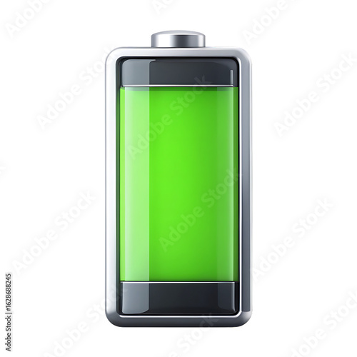 Low Battery Isolated On White Background