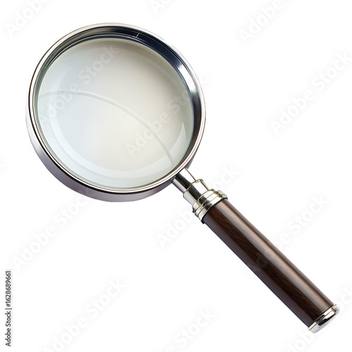Magnifying Glass Isolated On White Background