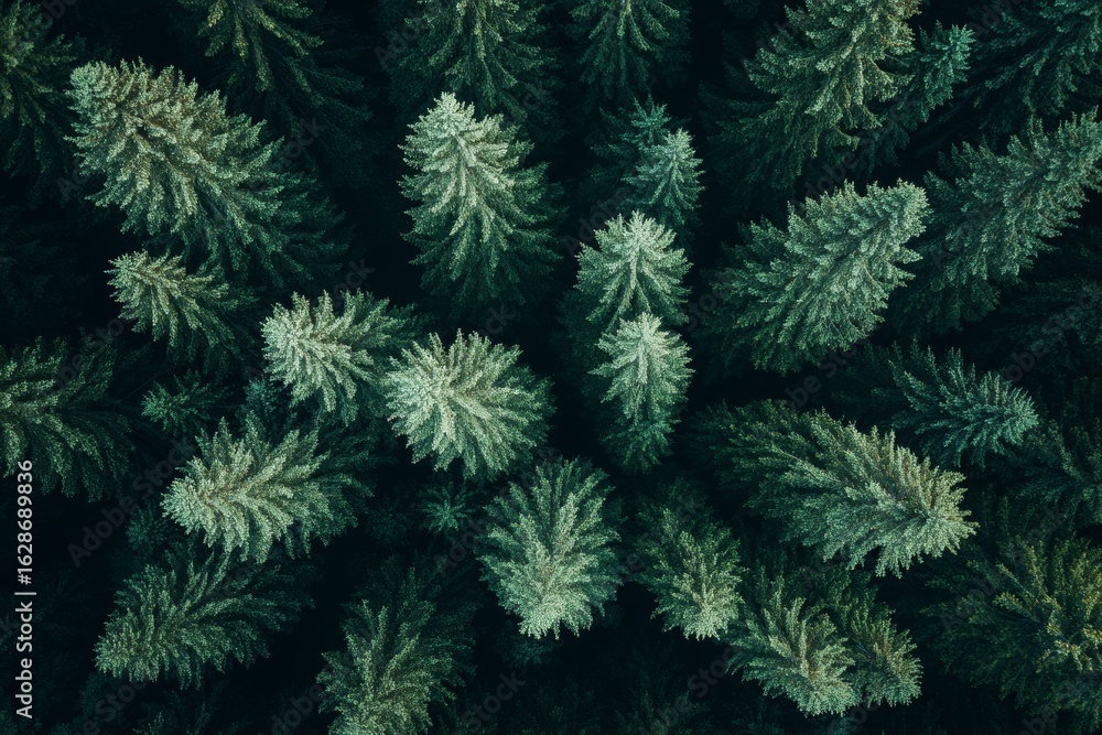Robust green trees thrive in a forest dominated by old spruce, fir, and pine Robust green trees thrive in a forest dominated by old spruce, fir, and pine