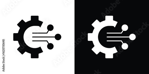 Transform icon flat vectors. set of silhouette vectors