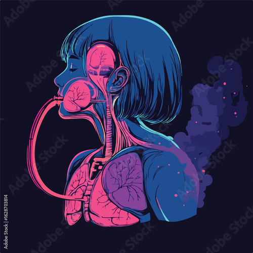 Advanced Lung Health Research Concept