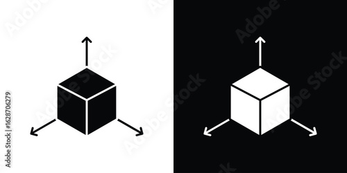 Bim icon flat vectors. set of silhouette vectors