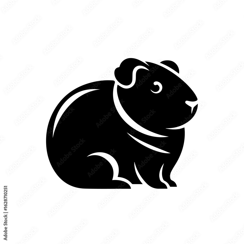 Fototapeta premium vector illustration of cartoon Hamster
