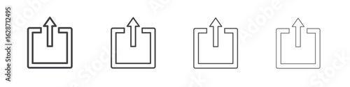 Share icon outline drawings. Editable strokes bundle
