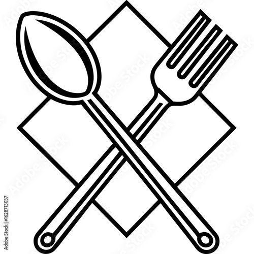 vector illustration of a set of kitchen utensils