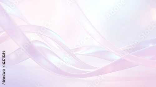 Wallpaper Mural abstract, dynamic design created using 3D modeling techniques. shades of pink, purple and other colors Torontodigital.ca