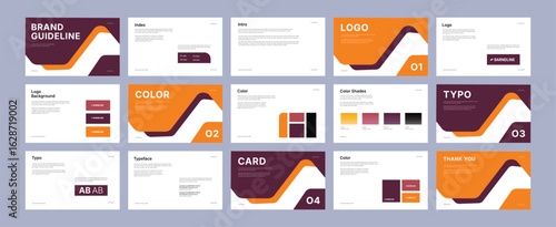 Professional Brand Identity Style Guideline Template | Clean Corporate Branding Manual | Simple Branding Strategy Document with Logo, Typography, and Color Palette | Logo guideline book.