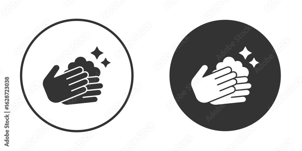 Obraz premium Wash your hands icon for your web mobile application design. Modern flat.