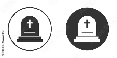 Tombstone icon for your web mobile application design. Modern flat.