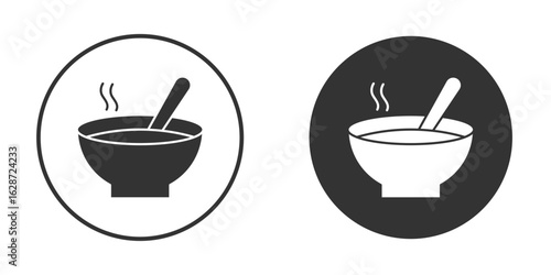 Soup icon for your web mobile application design. Modern flat.