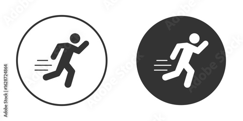 Running icon for your web mobile application design. Modern flat.