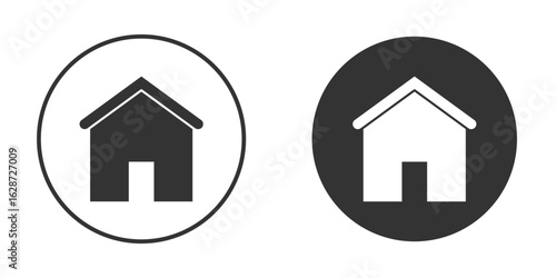 House icon for your web mobile application design. Modern flat.