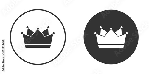 Crown icon for your web mobile application design. Modern flat.