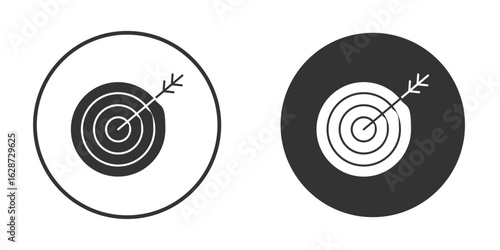 Bullseye icon for your web mobile application design. Modern flat.