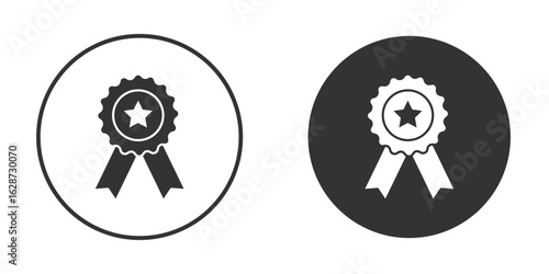 Badge icon for your web mobile application design. Modern flat.