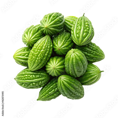 Wallpaper Mural Pile of fresh bitter melons isolated on transparent background Torontodigital.ca