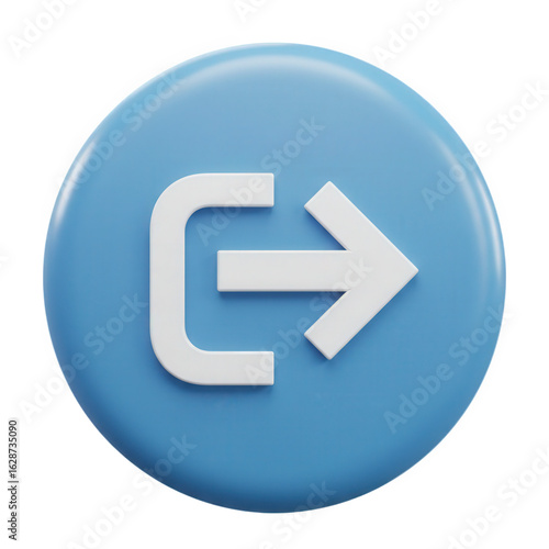 Free Download Exit icon with arrow isolated on transparent background - GFXLoad