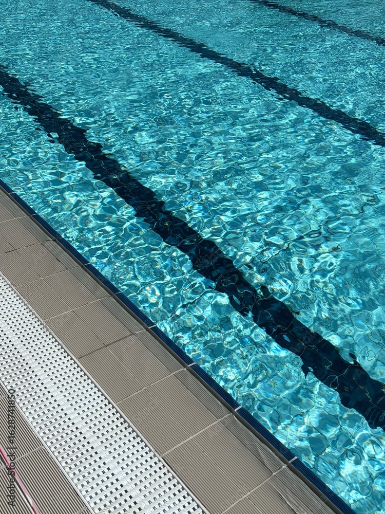 Obraz premium swimming pool ladder