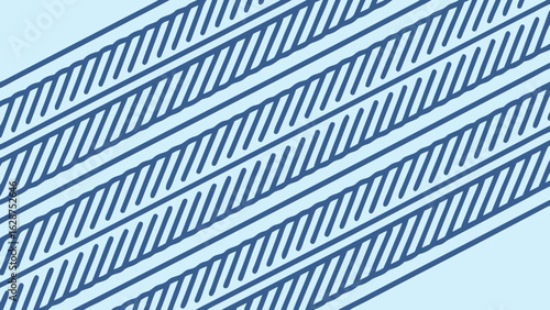 diagonal rope braid pattern stripes in blue nautical design texture 