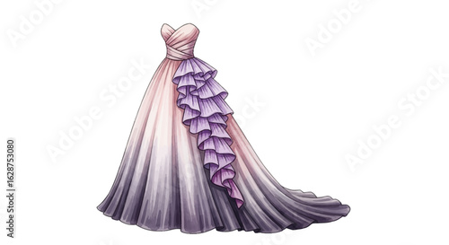 Girls, women's fashion dress 