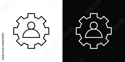 Expert icon for app. Thin line signs.