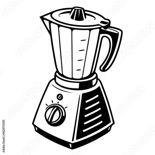 black and white blender