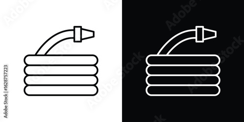 Hose icon for app. Thin line signs.