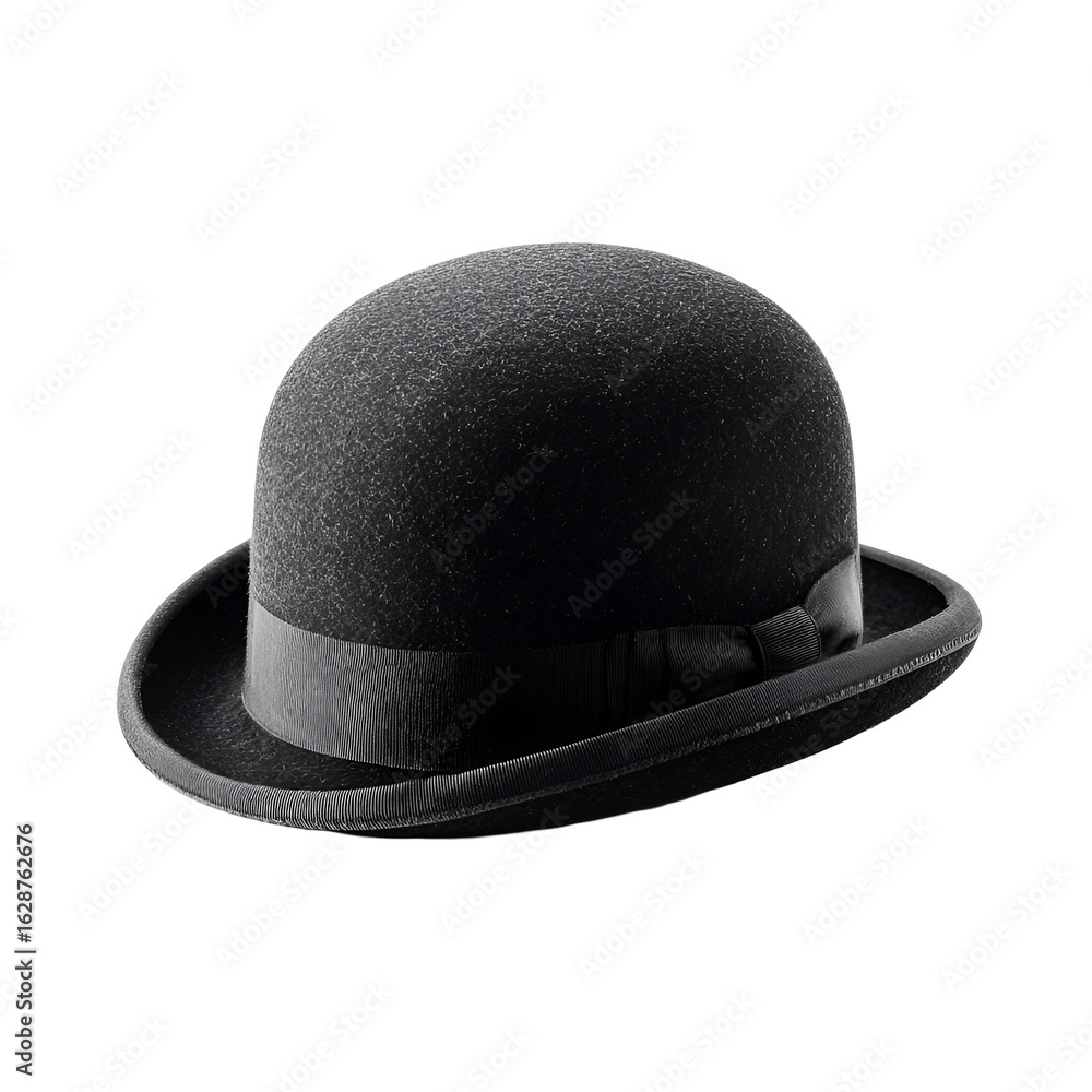 Obraz premium Bowler Hat Isolated on White 