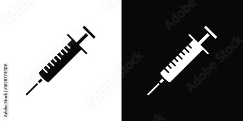 Vaccination icon Illustration Pixel vector graphics - Vector.