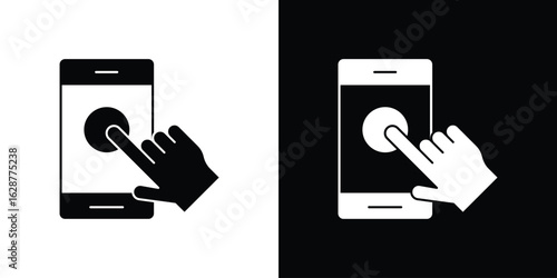 Self service icon Illustration Pixel vector graphics - Vector.