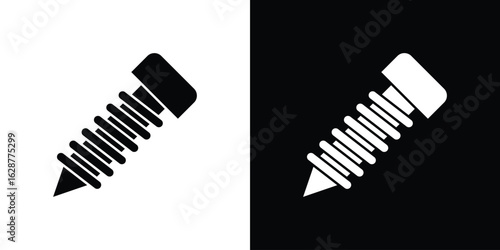 Screw icon Illustration Pixel vector graphics - Vector.
