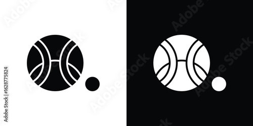 Petanque icon Illustration Pixel vector graphics - Vector.